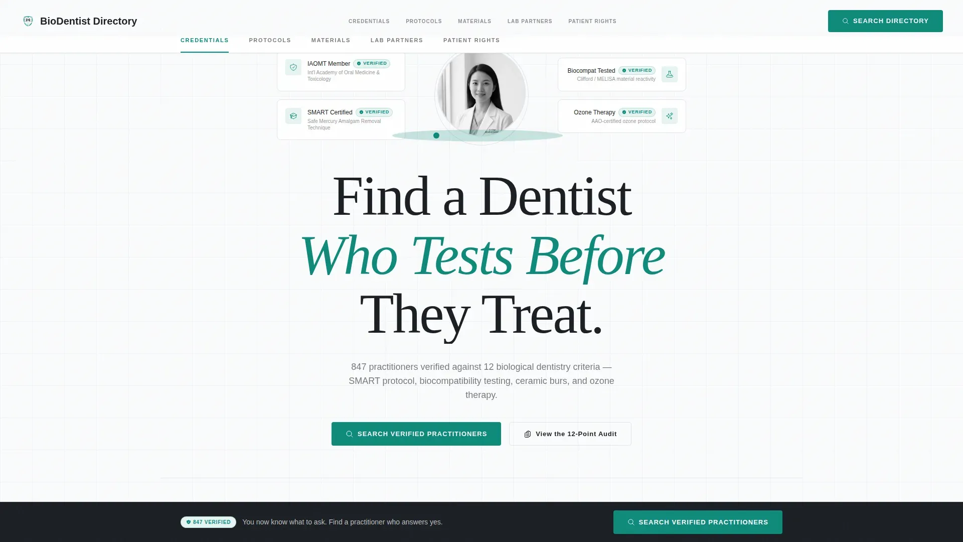 Dentist Directory Landing Page Template