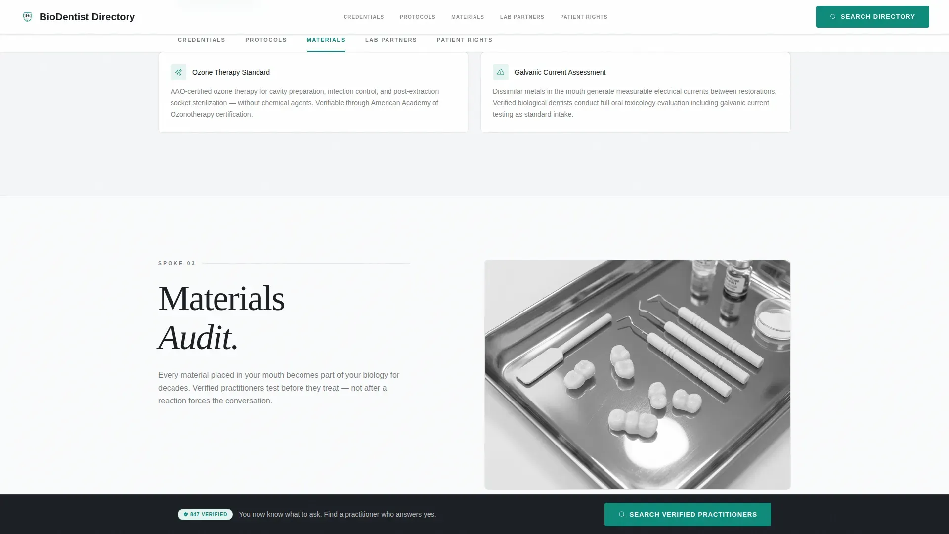 Dentist Directory Landing Page Template