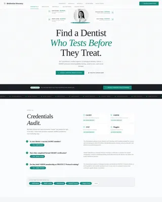 Dentist Directory Landing Page Template
