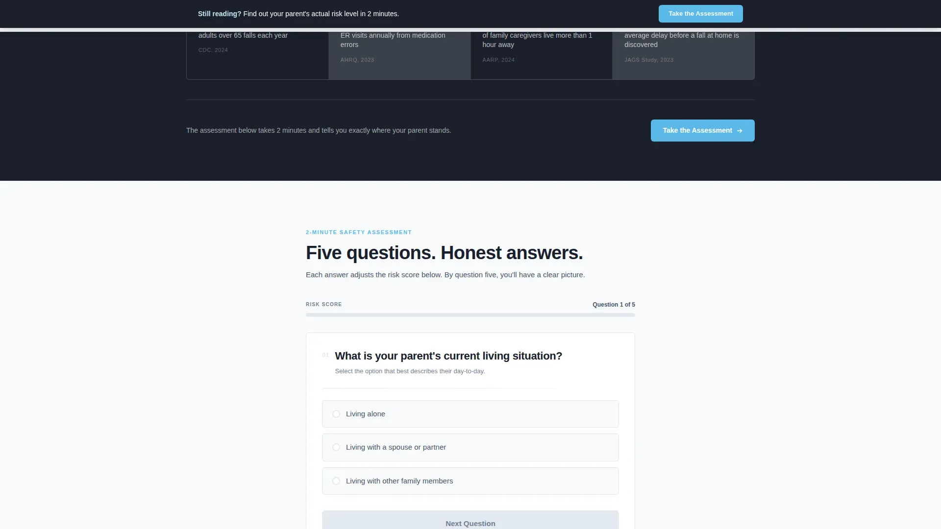 Home Health Aide Agency Landing Page Template