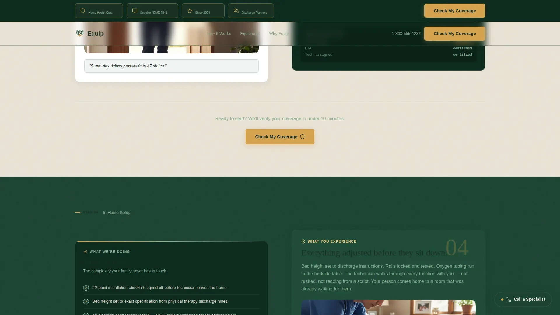 Medical Equipment & Supply Professional Website Template