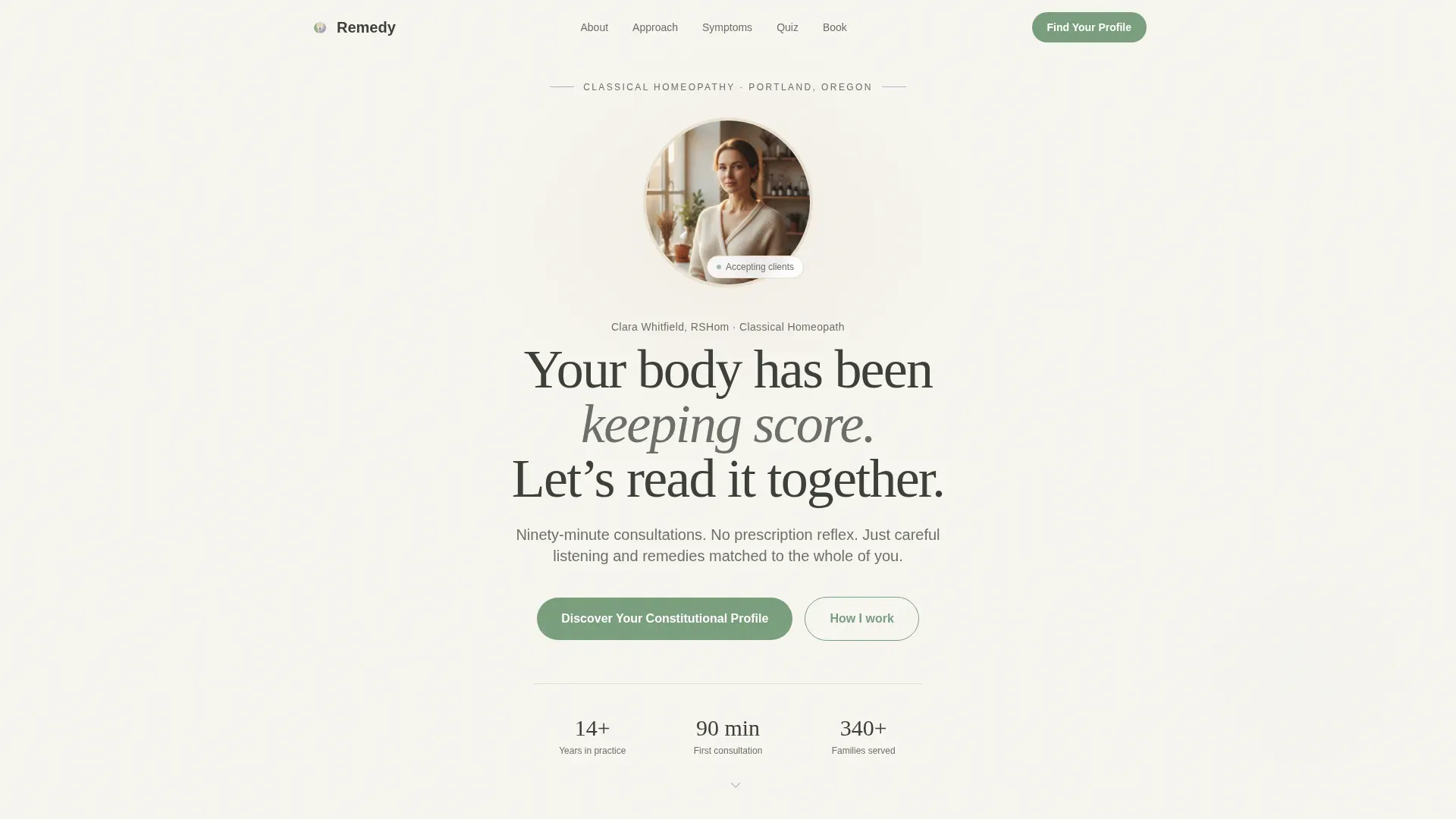 Ayurveda & Alternative Medicine Booking Website Template