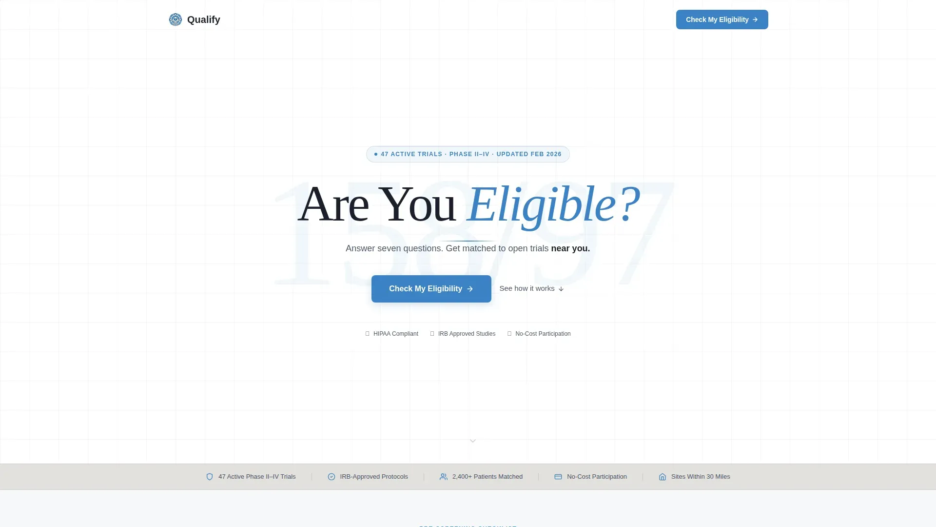 Hypertension Trials Landing Page Template