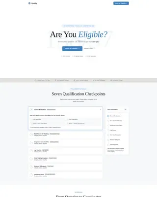 Hypertension Trials Landing Page Template