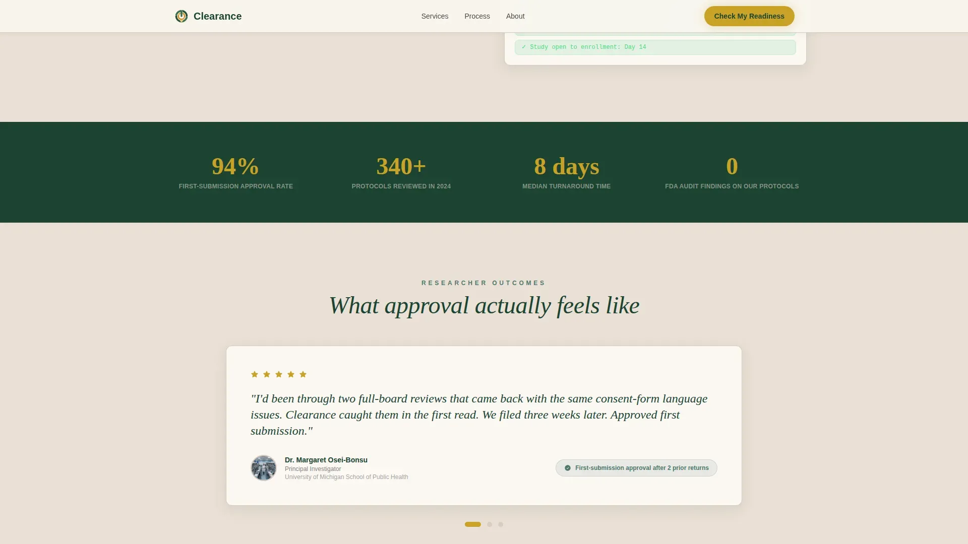 IRB Consultancy Landing Page Template