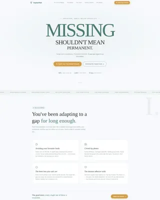 Premium Implant Dentist Appointment Booking Website Template