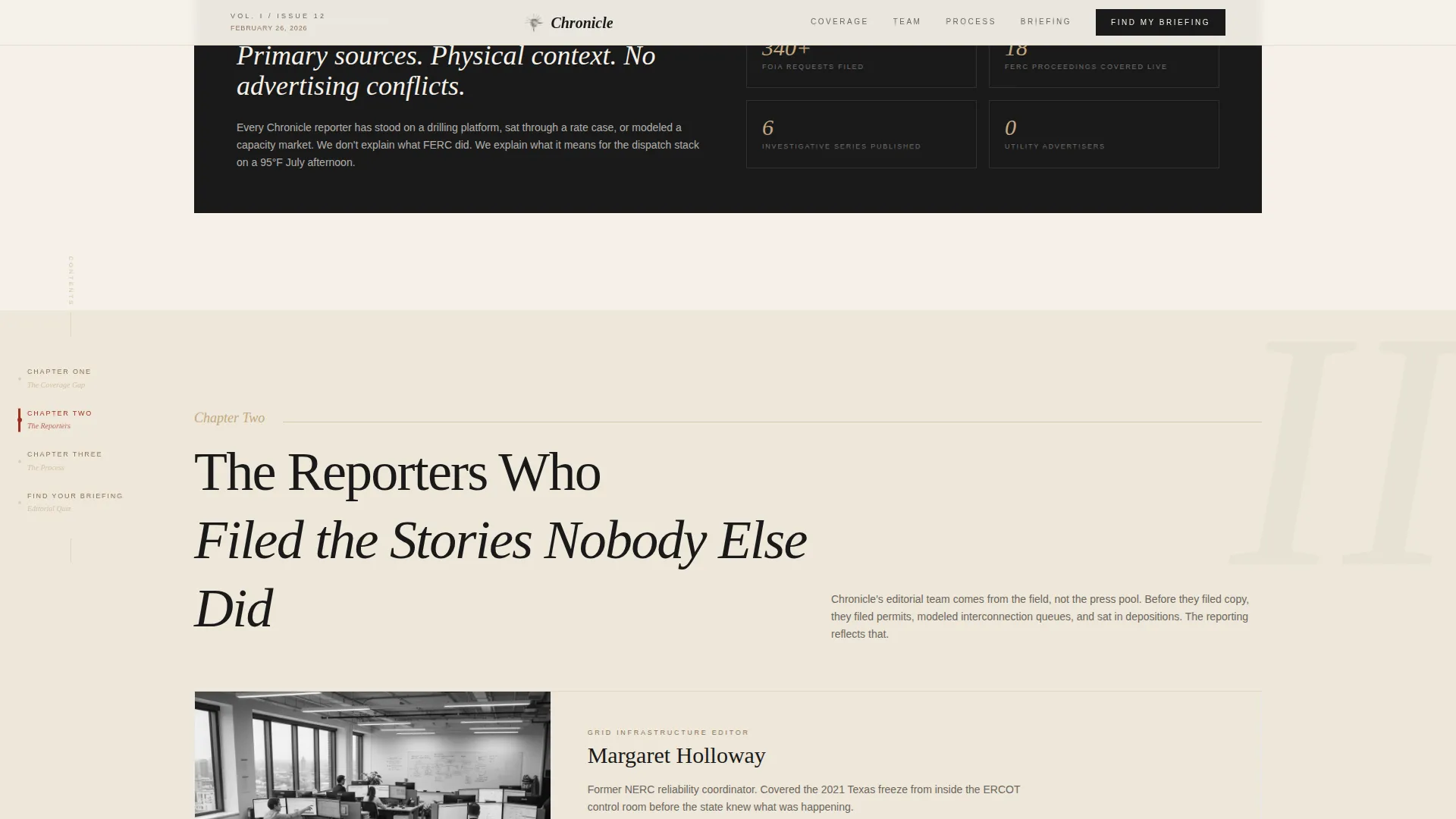 Energy News Blog Landing Page Template