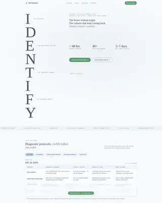 Infectious Disease Clinic Landing Page Template