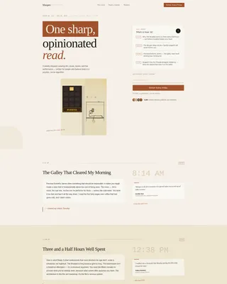 Luxe Entertainment Newsletter Landing Page Template