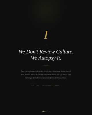 Cinematic Podcast Landing Page Template