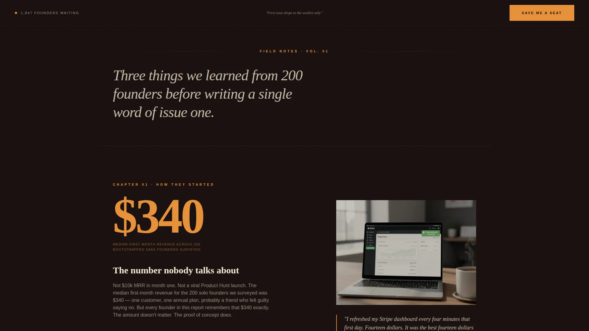Business & Finance Blog Pre-Launch & Coming Soon Website Template