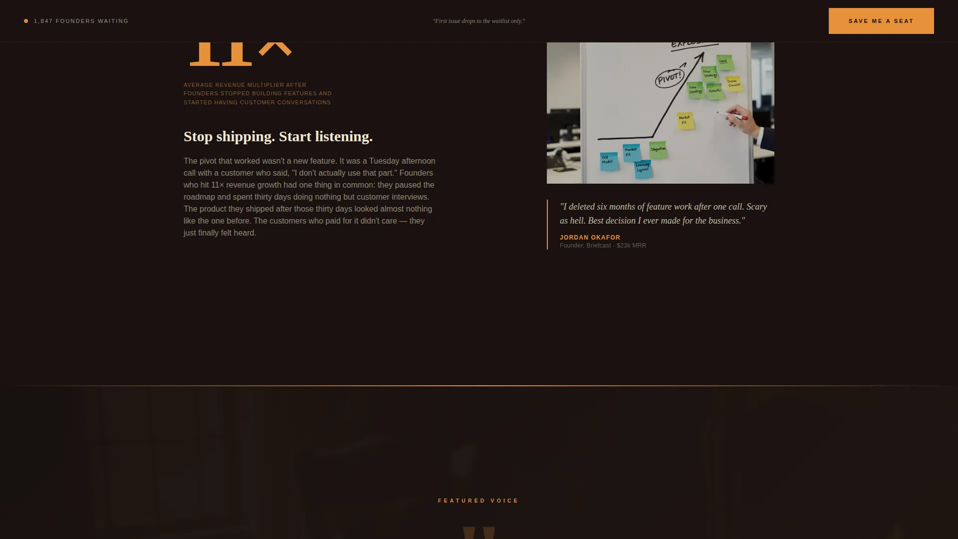 Business & Finance Blog Pre-Launch & Coming Soon Website Template