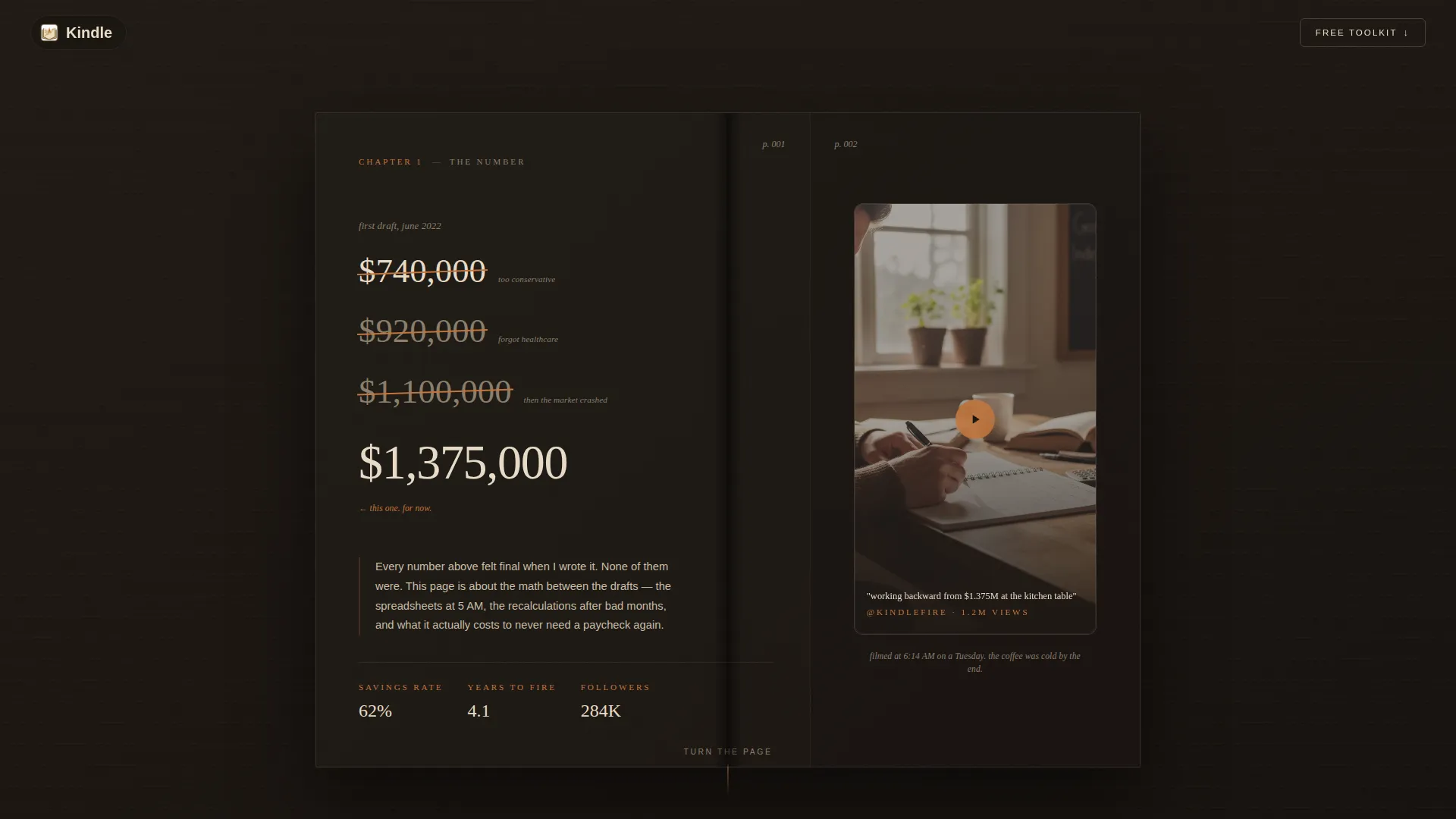 FIRE TikTok Landing Page Template | Warm Artisan