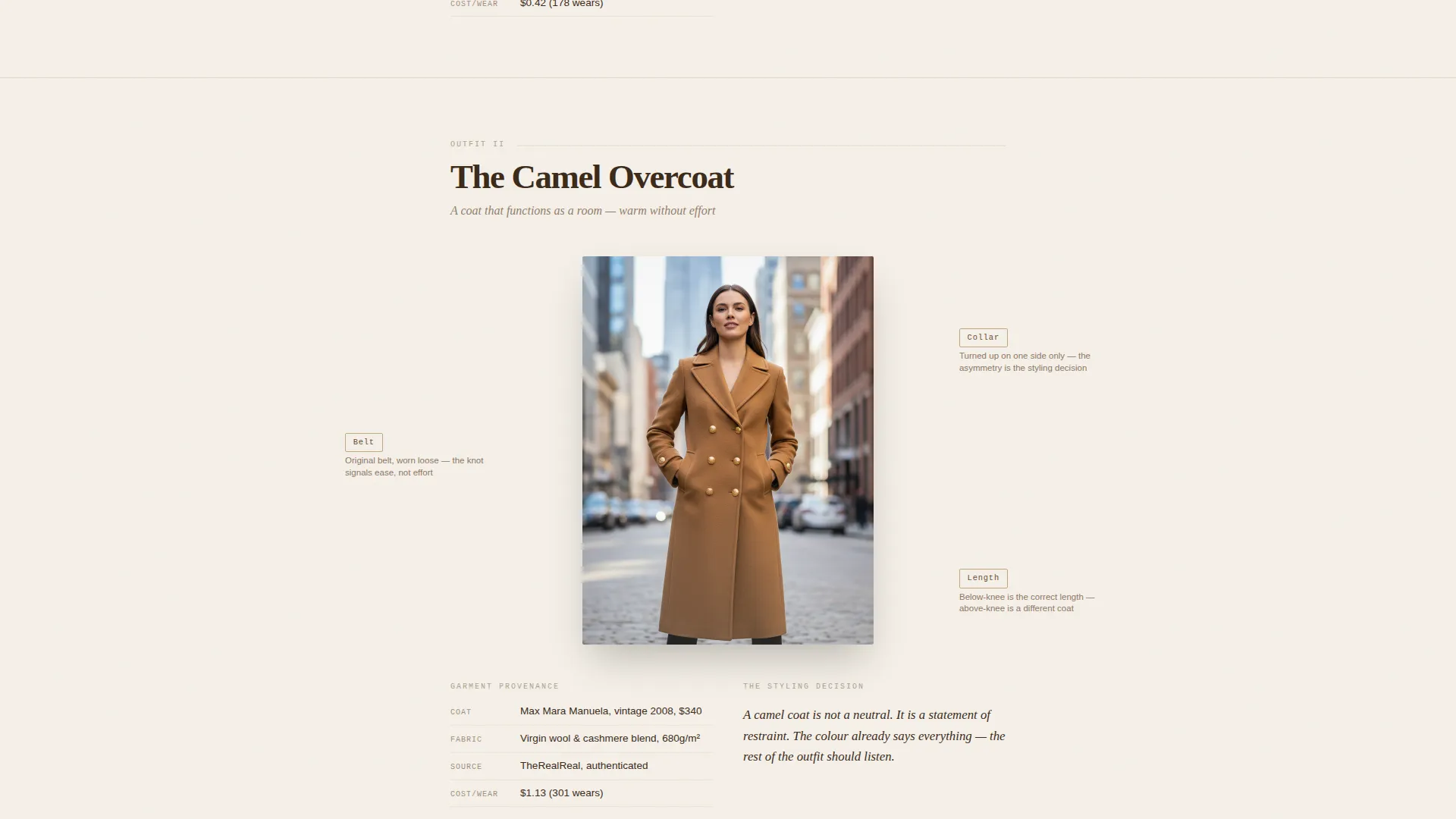 Timeless Fashion Editorial Landing Page Template