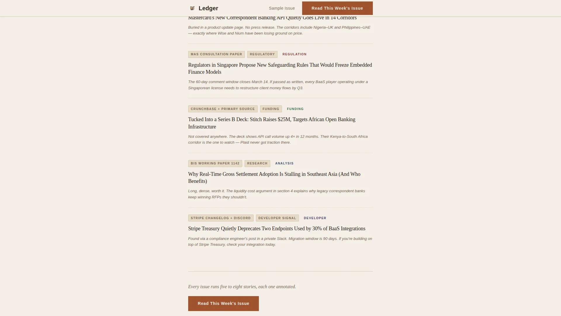 Heritage Fintech Newsletter Landing Page Template