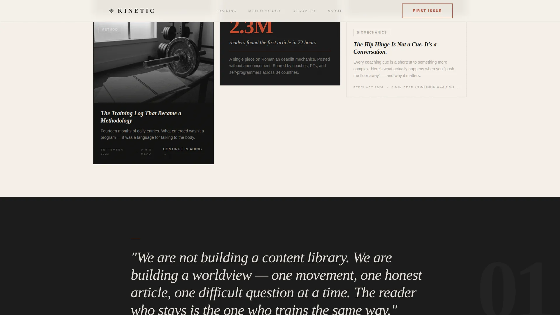 Fitness & Exercise Blog Landing Page Template