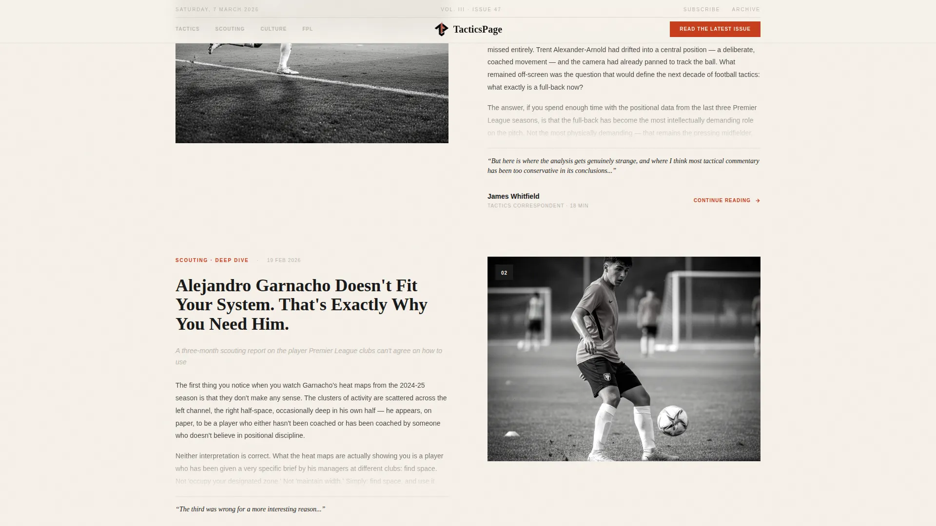 Local Sports Blog Blog & Content Website Template