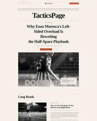 Local Sports Blog Blog & Content Website Template