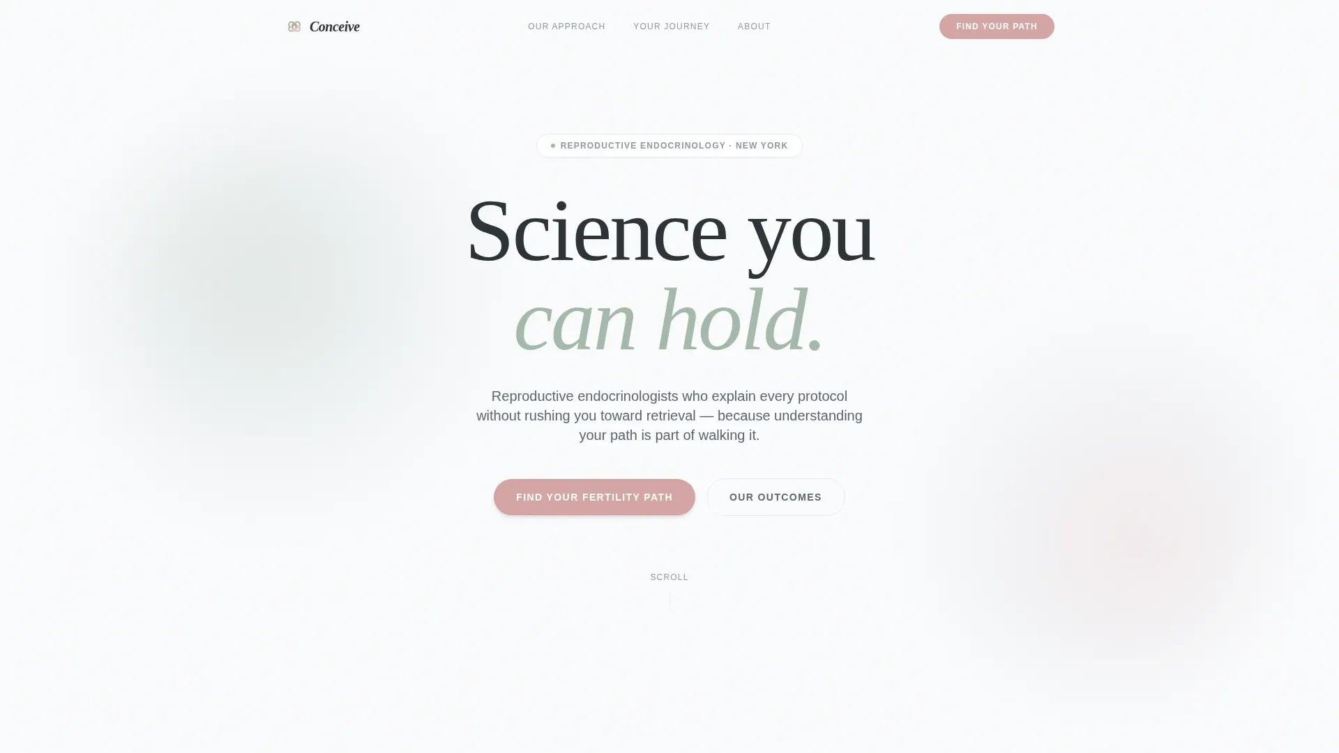 Fertility Clinic Landing Page Template