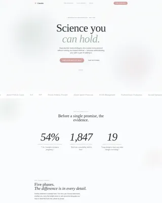 Fertility Clinic Landing Page Template