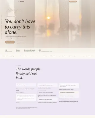 Infertility Support Group Landing Page Template