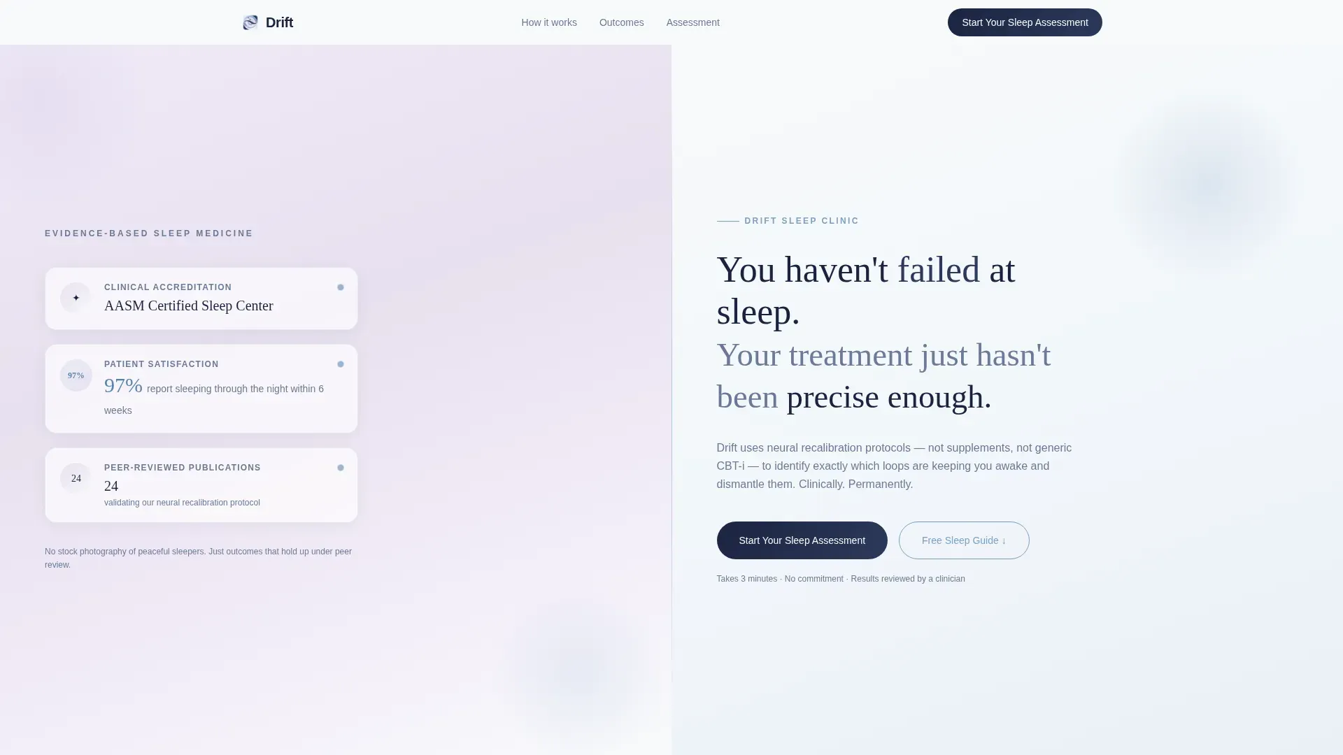 Sleep Medicine & Clinic Booking Website Template