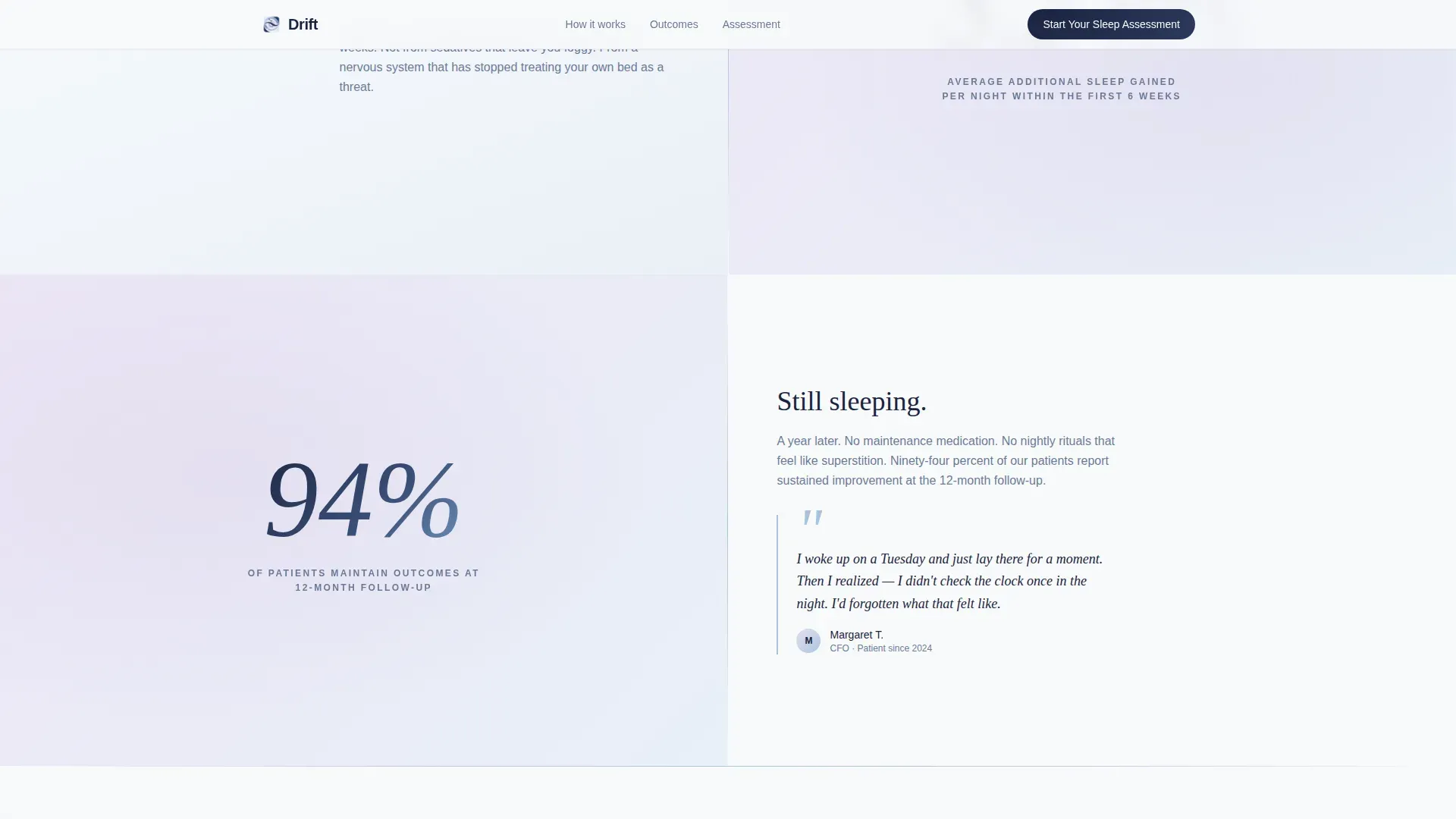 Sleep Medicine & Clinic Booking Website Template