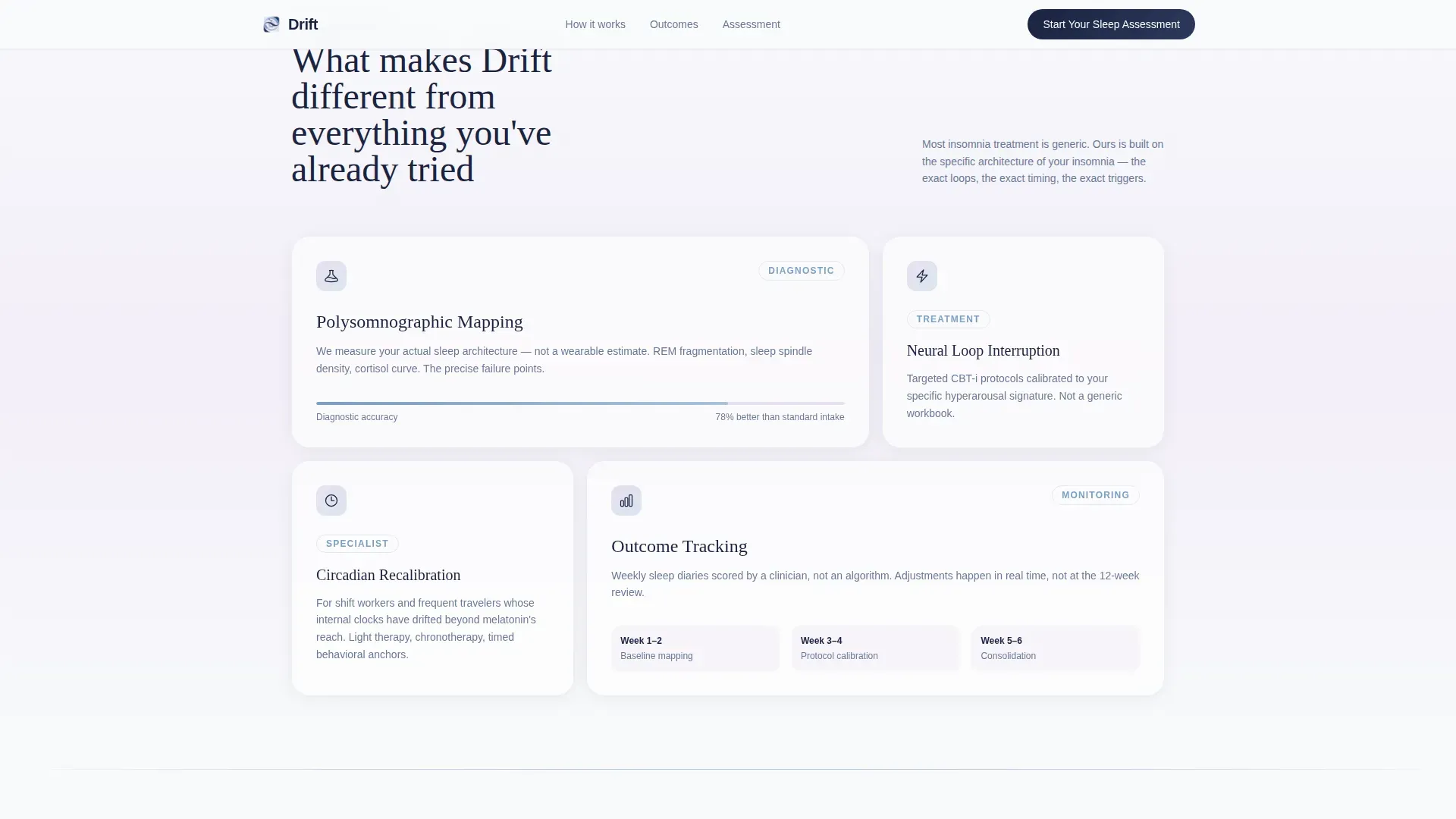 Sleep Medicine & Clinic Booking Website Template