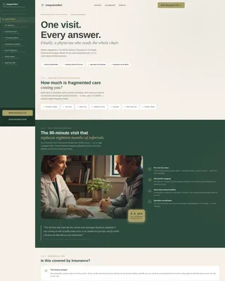 Ayurveda & Alternative Medicine Booking Website Template
