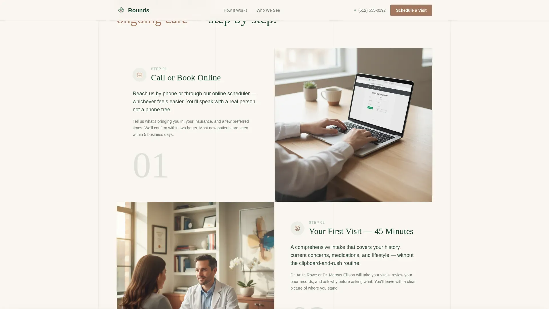 Internal Medicine Medicine Booking Website Template