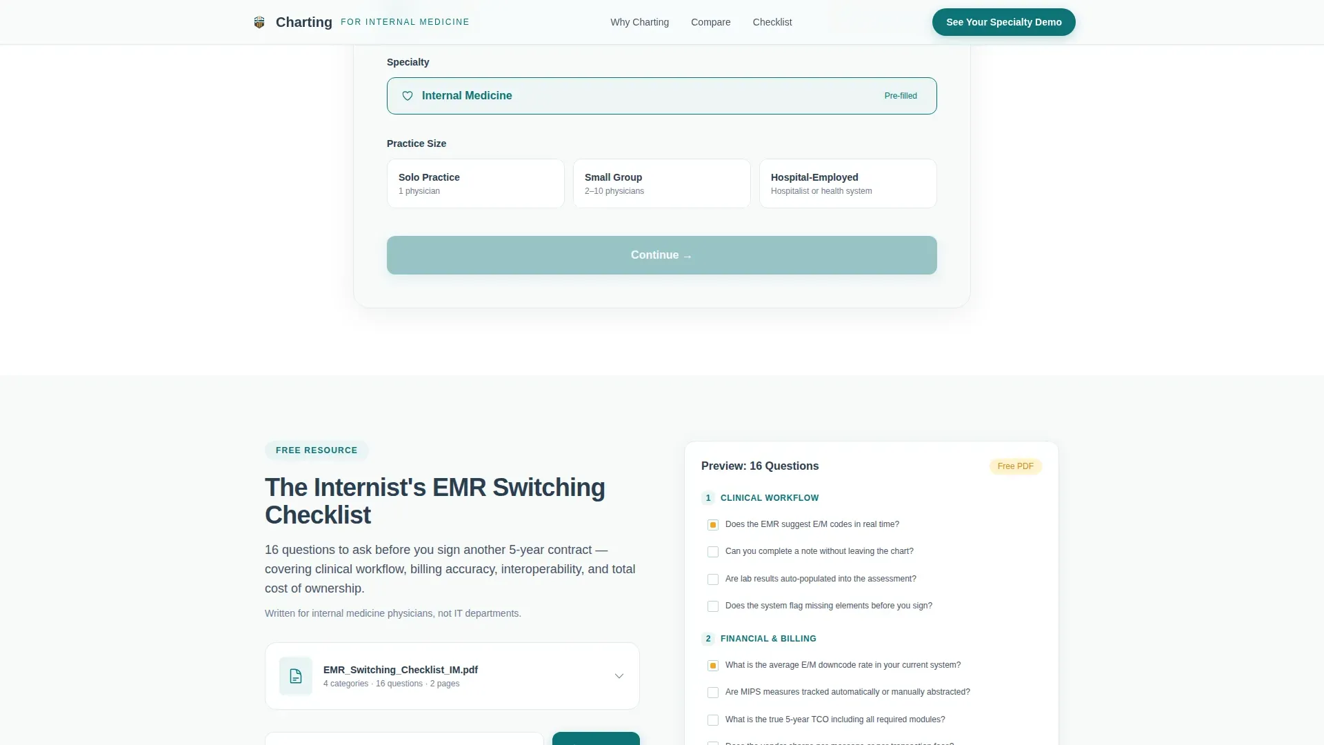Internal Medicine Medicine Professional Website Template