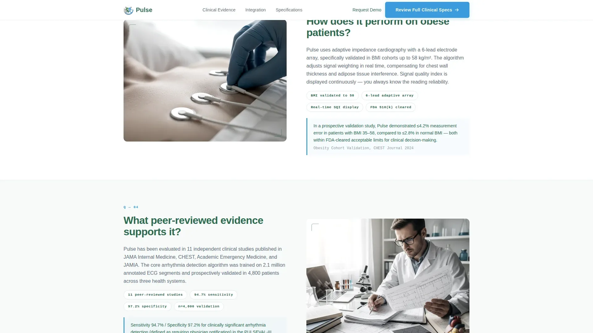 Intelligent Cardio Device Landing Page Template