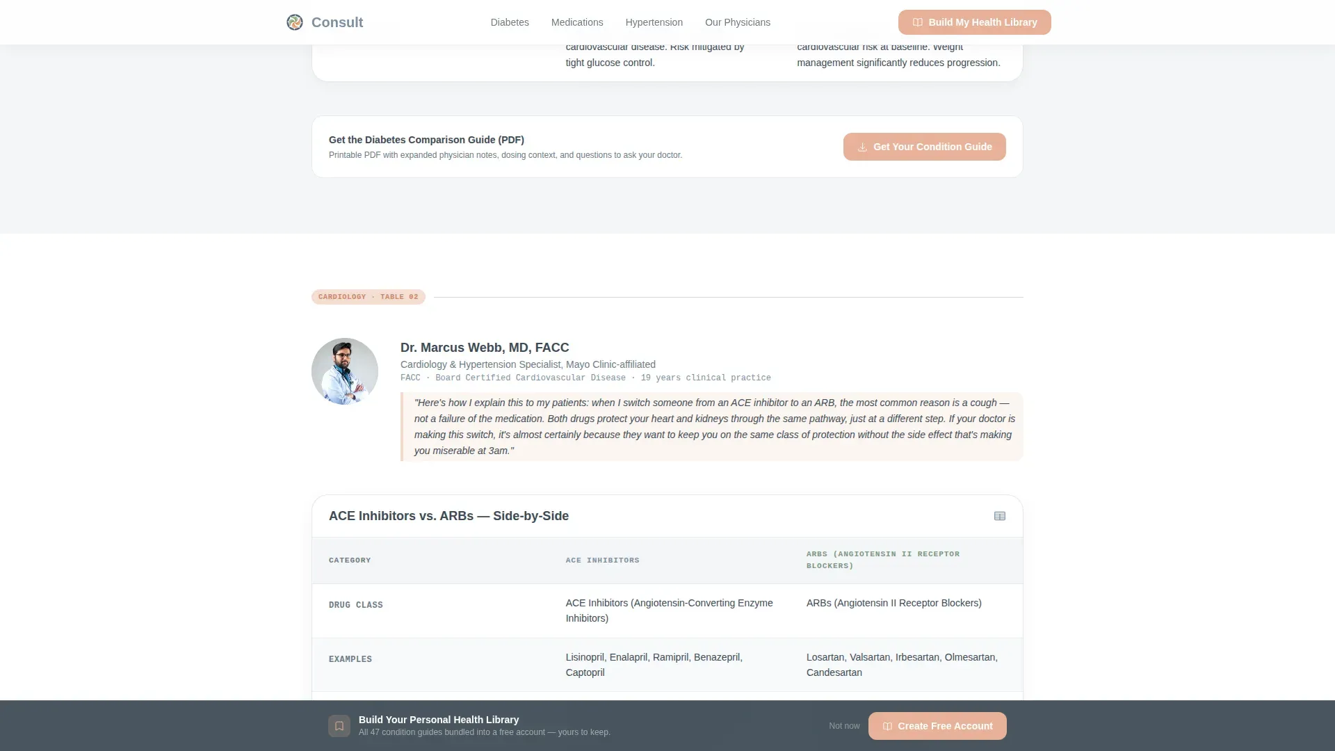 Internal Medicine Medicine Education Website Template
