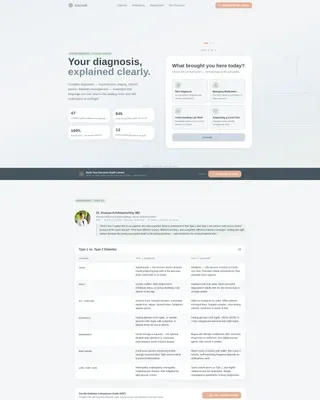 Internal Medicine Medicine Education Website Template
