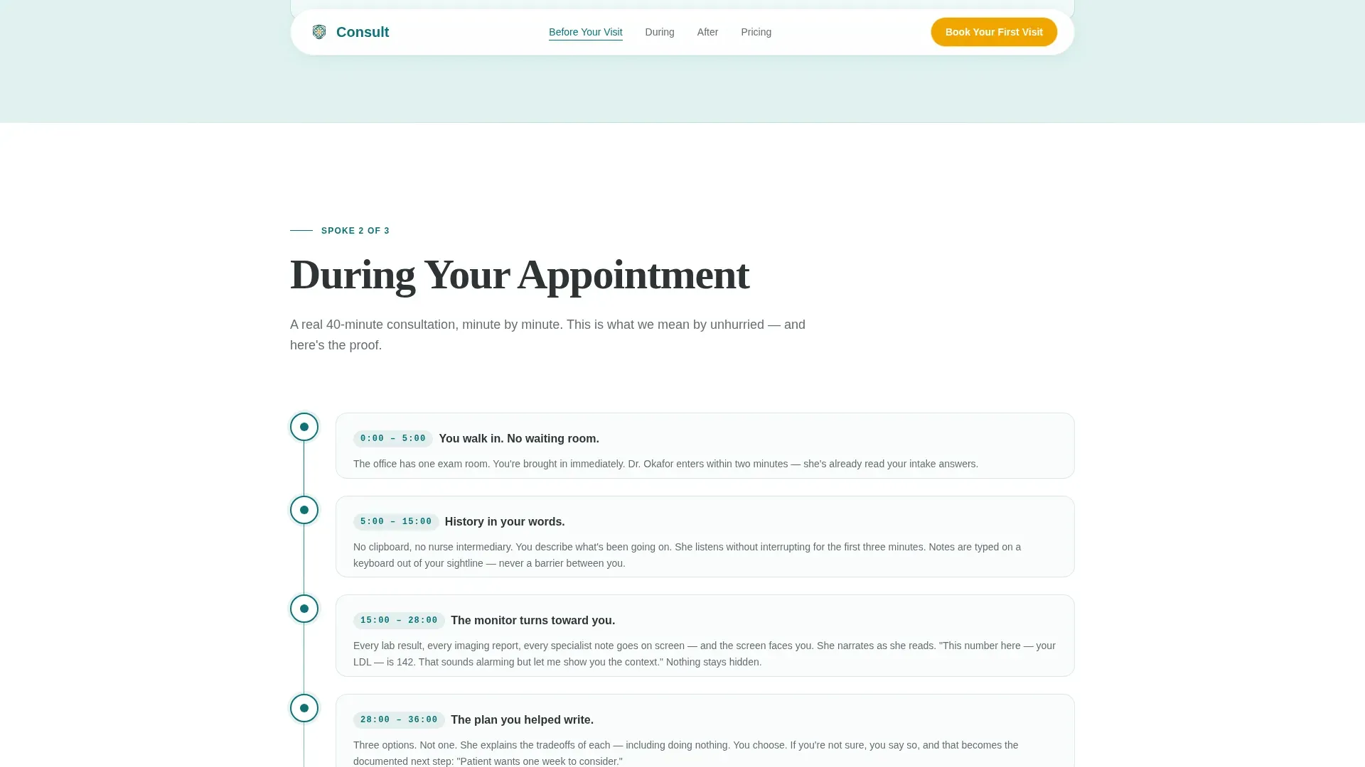 Internal Medicine Medicine Specialist Booking Website Template