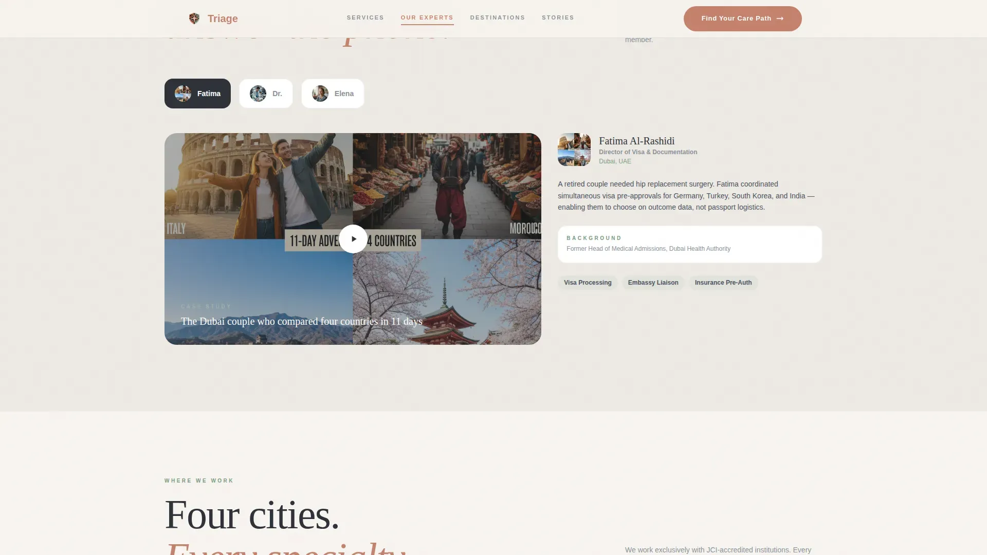 Medical Tourism & Concierge Professional Website Template