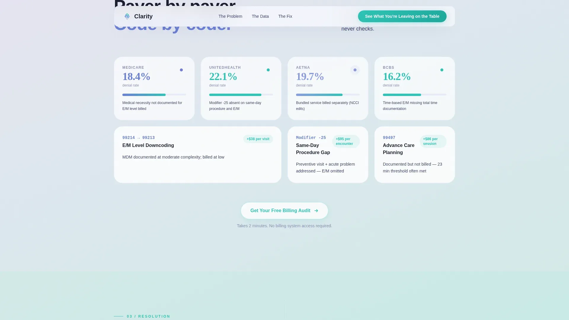 Streamlined Medical Billing Services Landing Page Template