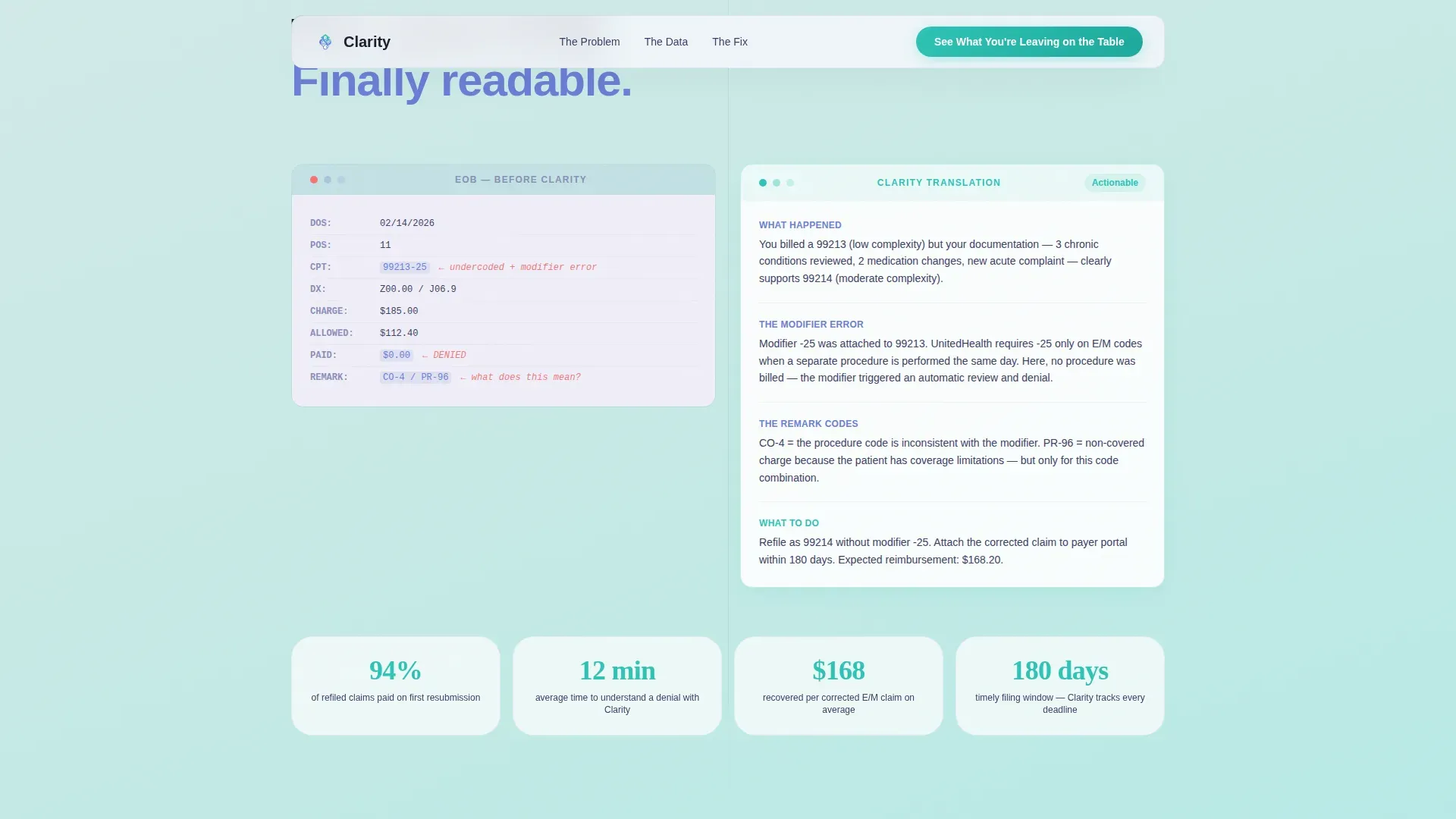 Streamlined Medical Billing Services Landing Page Template