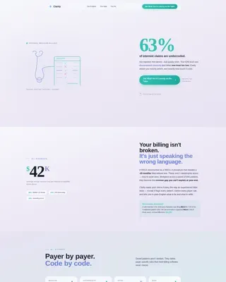 Streamlined Medical Billing Services Landing Page Template