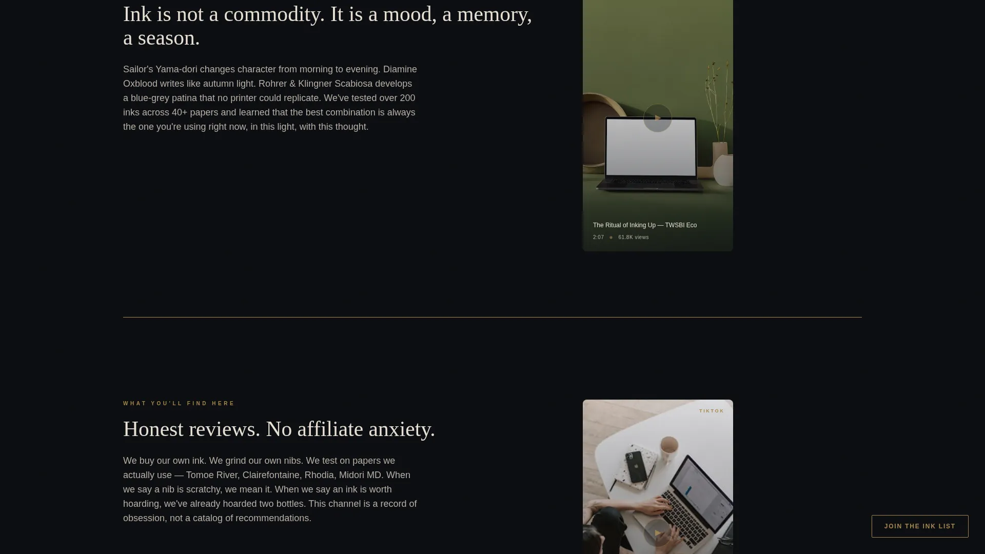 Luxe Stationery Landing Page Template