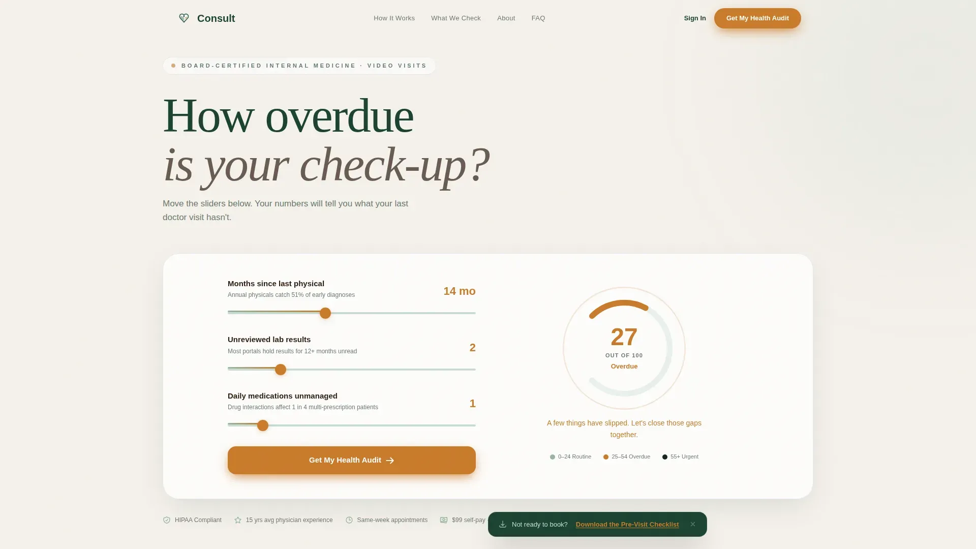 Internist Professional Website Template