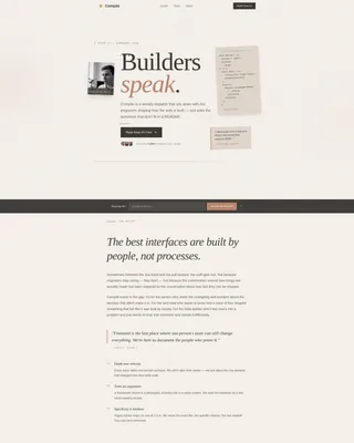 Frontend Development Newsletter Landing Page Template
