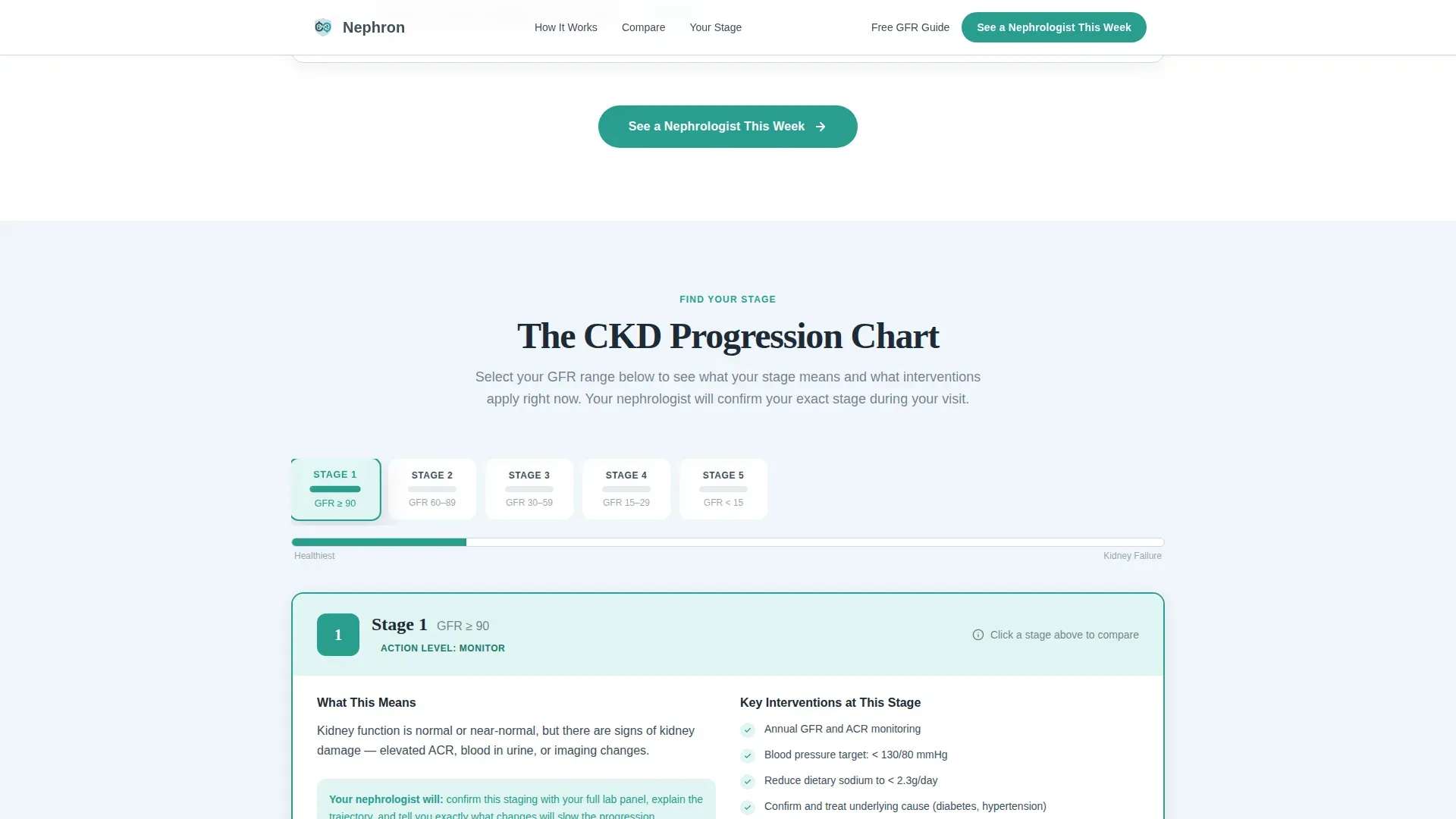 Kidney Disease Care Booking Website Template