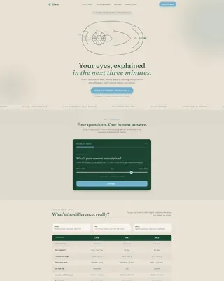 Eye Care & Optometry Booking Website Template