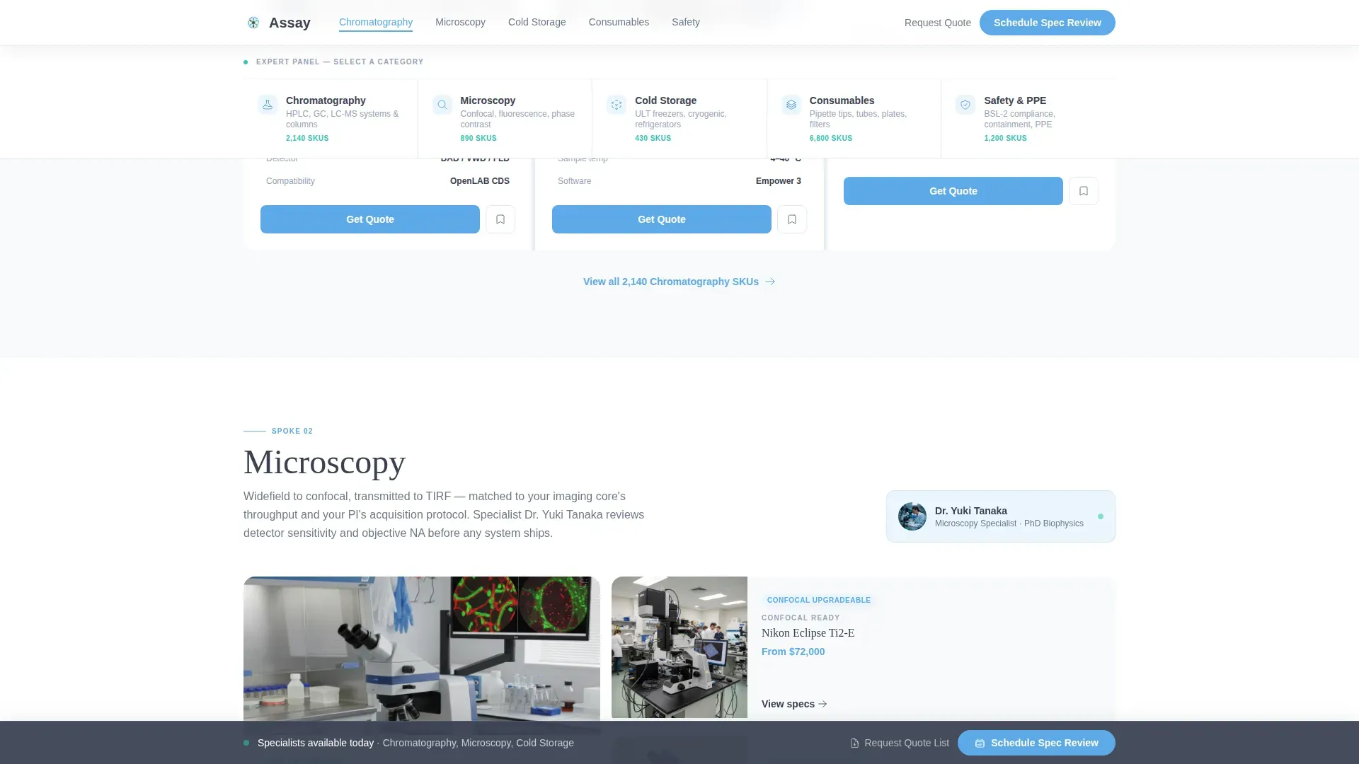 Medical Equipment & Supply Booking Website Template