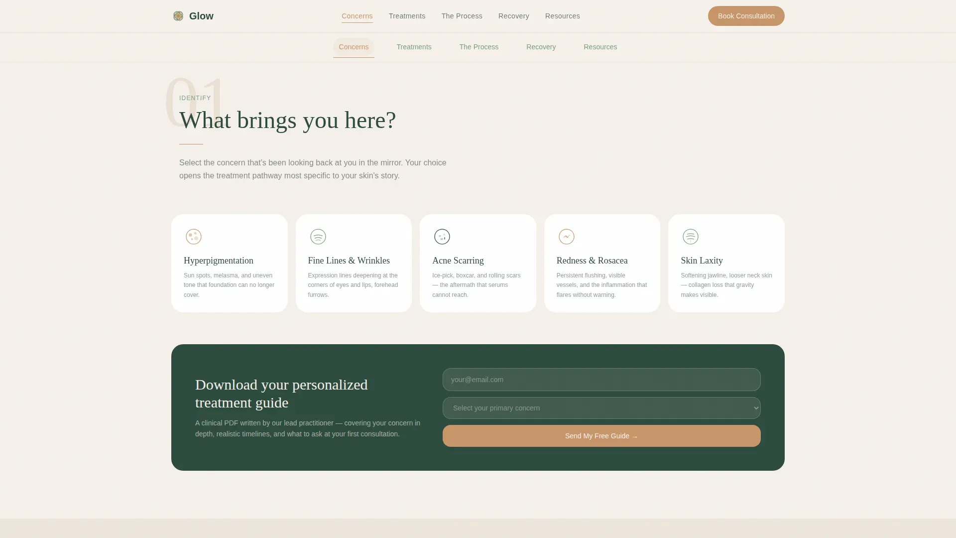 Dermatology & Skin Clinic Professional Website Template