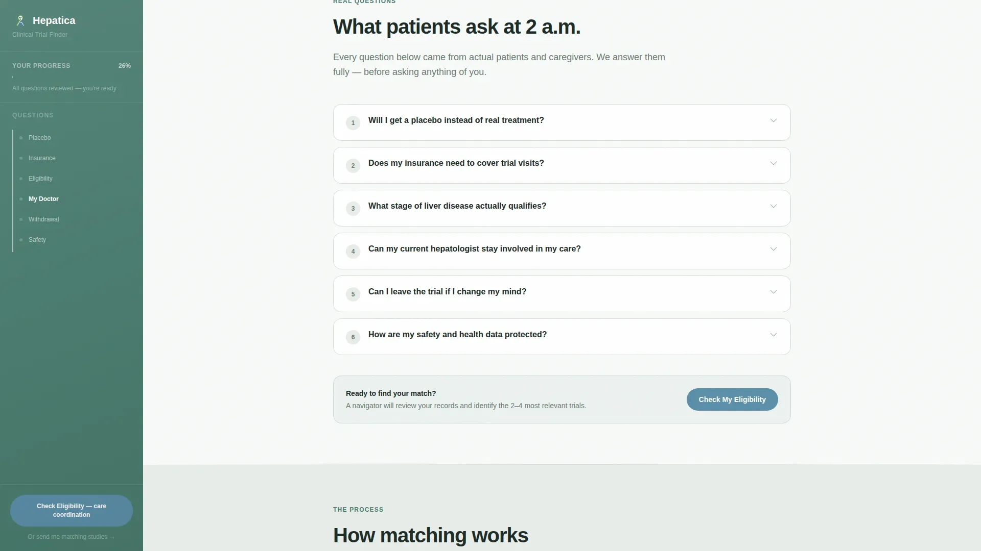 Liver Disease Care Booking Website Template