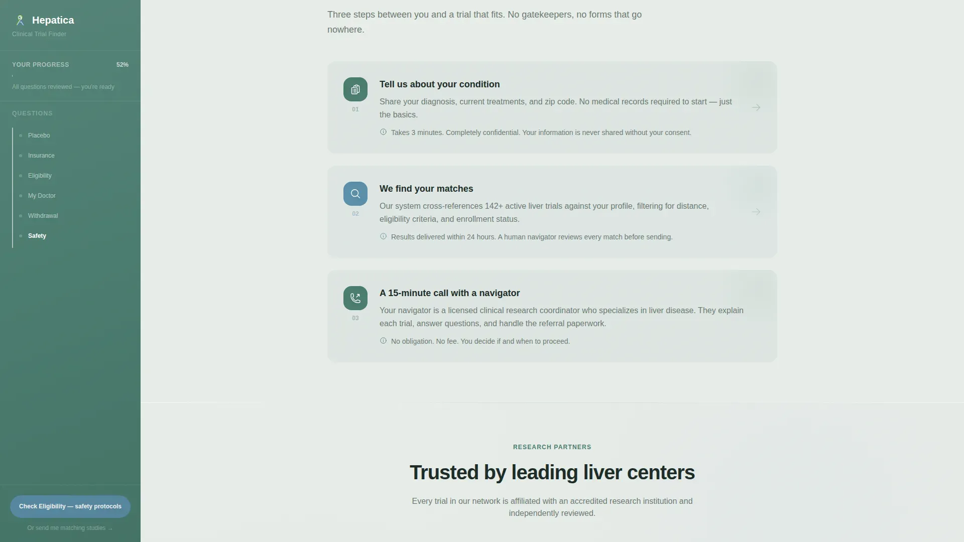Liver Disease Care Booking Website Template