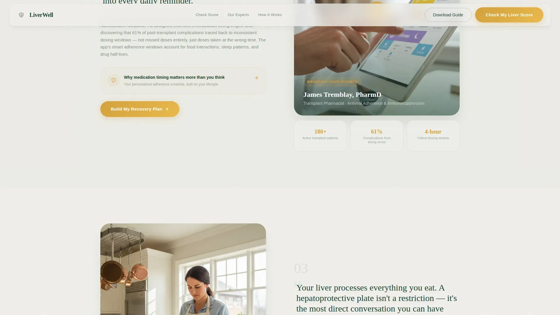 Liver Disease Care Cost Calculator Website Template