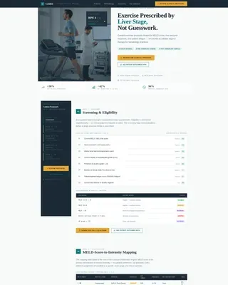 Liver Disease Care Professional Website Template